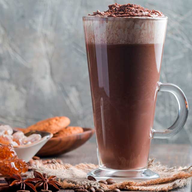 Chocolate especiado a la taza