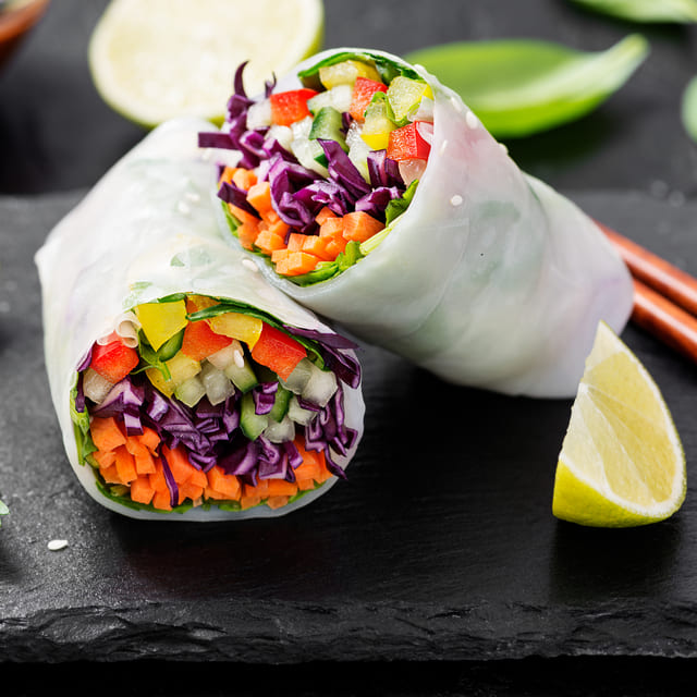 Rollitos vegetal